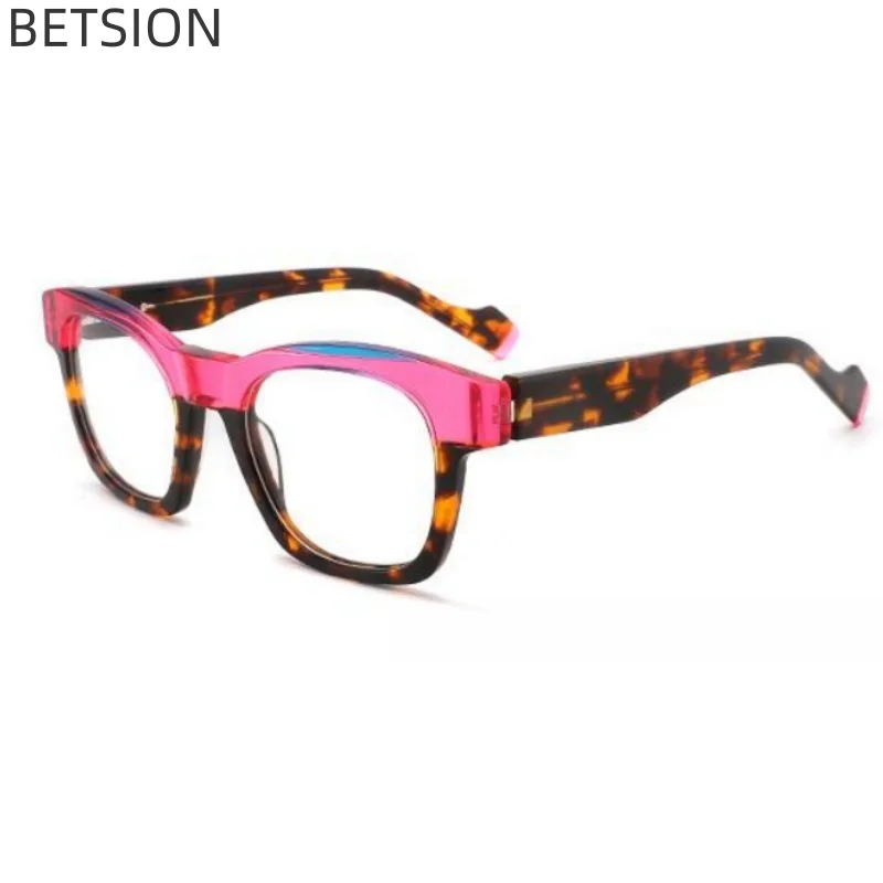 BETSION handmade eyeglasses frame men acetate sheet prescription eyeglasses frame optical myopia glasses
BETSION handmade eyeglasses frame men acetate sheet prescription eyeglasses frame optical myopia glasses