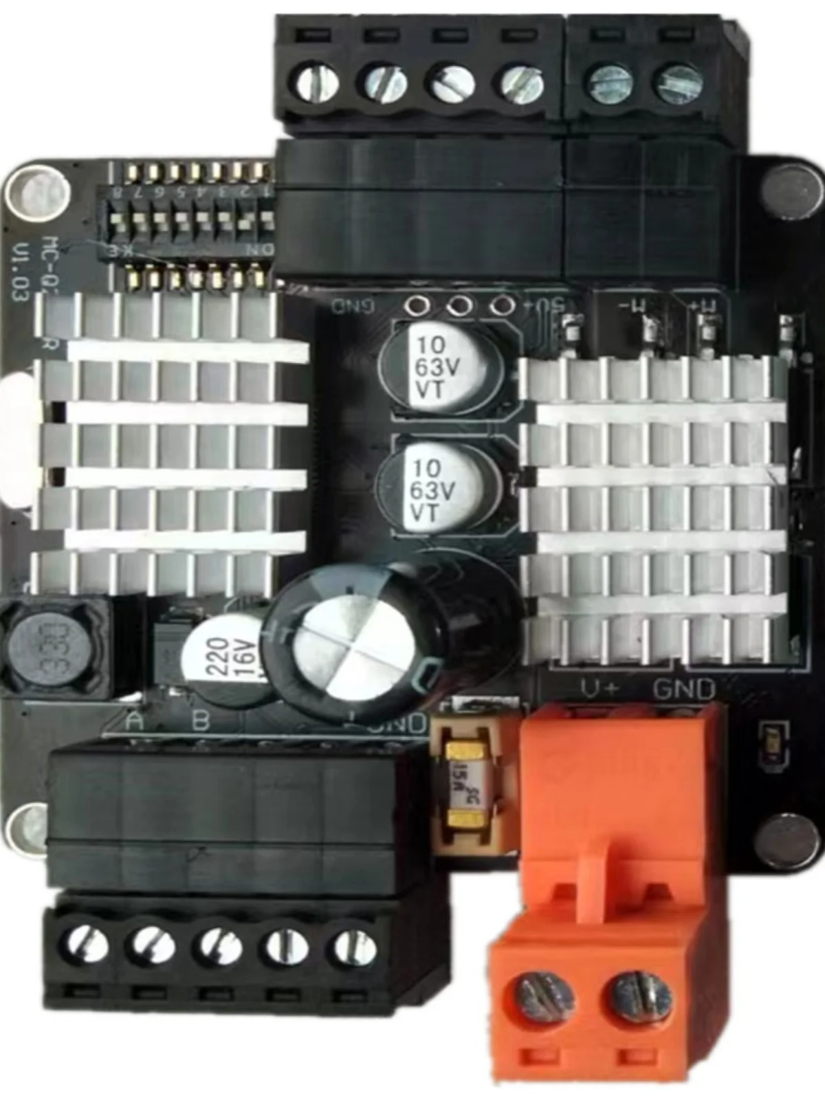 12V/24V/36V DC brushed motor driver control board with limit forward and reverse speed regulation RS485 remote
12V/24V/36V DC brushed motor driver control board with limit forward and reverse speed regulation RS485 remote