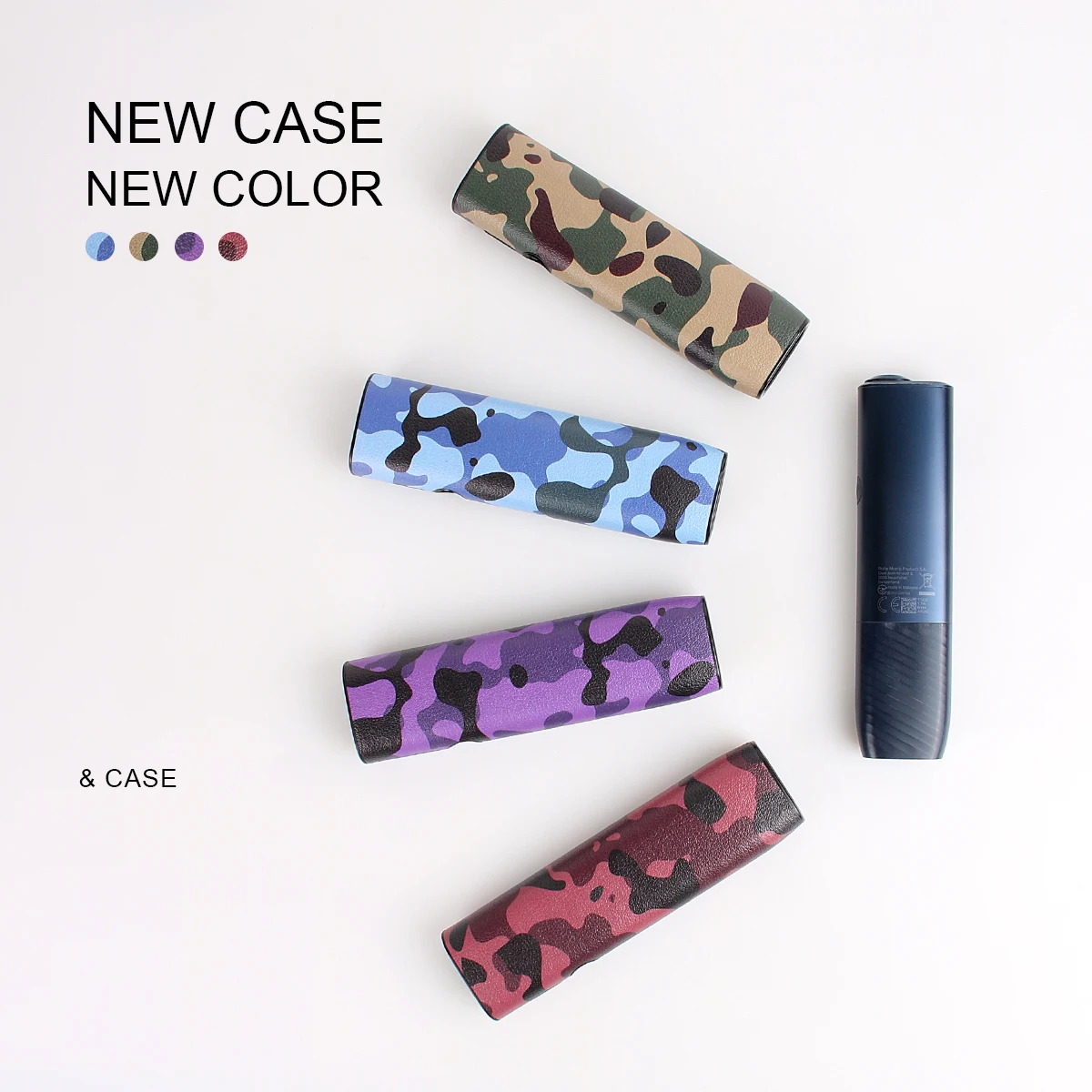 PU leather protective cover is suitable for ILUMA ONE and the camouflage patterns to protect the electronic cigarette accessory.
PU leather protective cover is suitable for ILUMA ONE and the camouflage patterns to protect the electronic cigarette accessory.