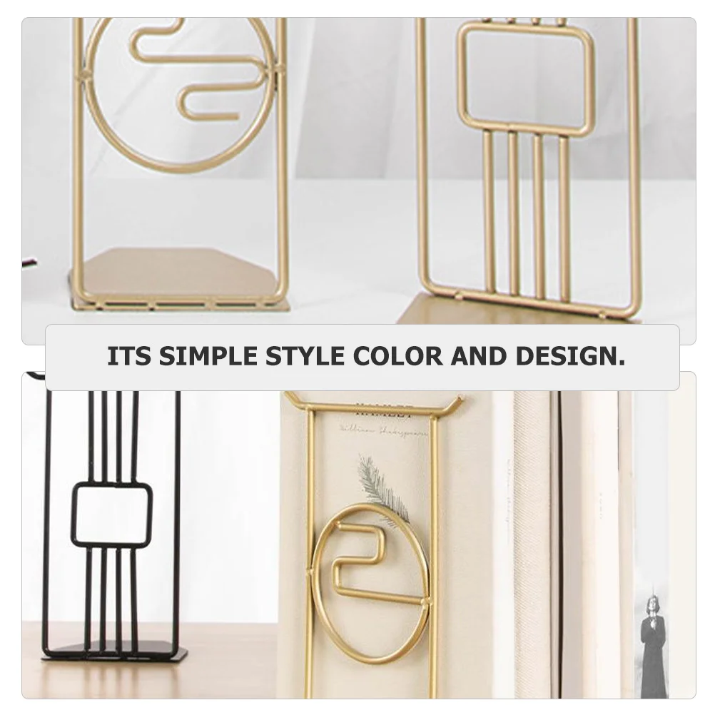 2pcs Metal Bookend Book Organizer Functional Book Holder For Office Study Room Decorative Shelf Storage Solution
2pcs Metal Bookend Book Organizer Functional Book Holder For Office Study Room Decorative Shelf Storage Solution