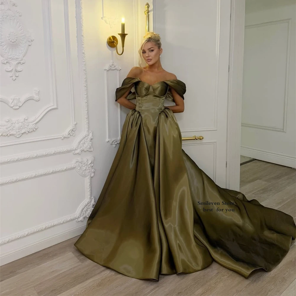 Smileven Luxury Noval Liquid A Line Evening Dress Off The Shoulder Formal Prom Dresses Classical Party Gowns Customized 2026
Smileven Luxury Noval Liquid A Line Evening Dress Off The Shoulder Formal Prom Dresses Classical Party Gowns Customized 2026