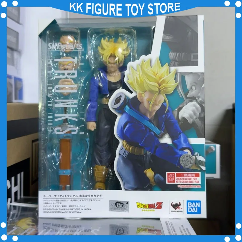 Original Bandai S.H.Figuarts SHF Super Saiyan Trunks Reissue Boy From the Future Dragon Ball Z Anime action figure Model Toys
Original Bandai S.H.Figuarts SHF Super Saiyan Trunks Reissue Boy From the Future Dragon Ball Z Anime action figure Model Toys