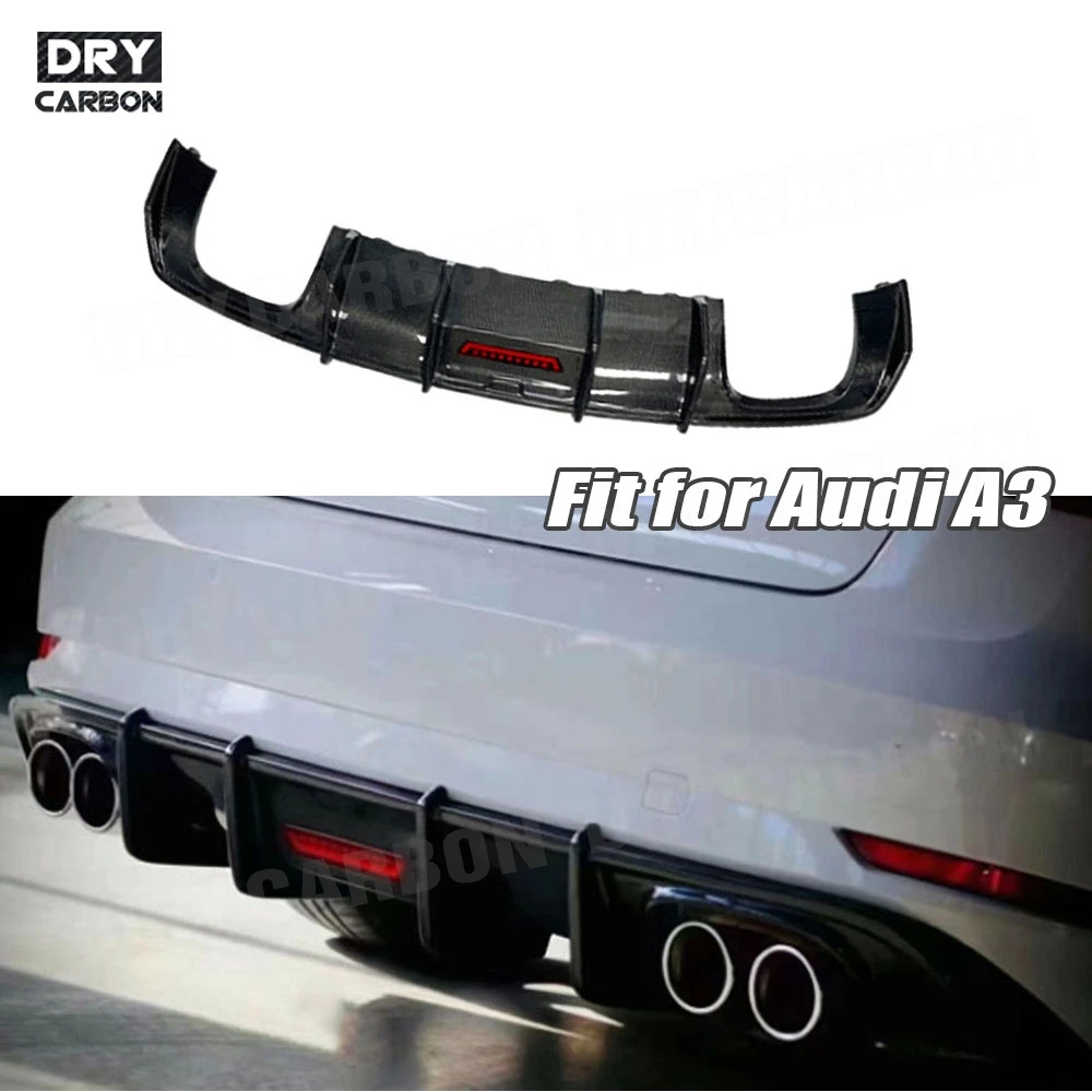 for Audi A3 Sedan 2013-2016 Carbon Fiber Rear Lip Diffuser Bumper Spoiler FRP Car Rear Bumper Diffuser Body Kits Accessories
for Audi A3 Sedan 2013-2016 Carbon Fiber Rear Lip Diffuser Bumper Spoiler FRP Car Rear Bumper Diffuser Body Kits Accessories
