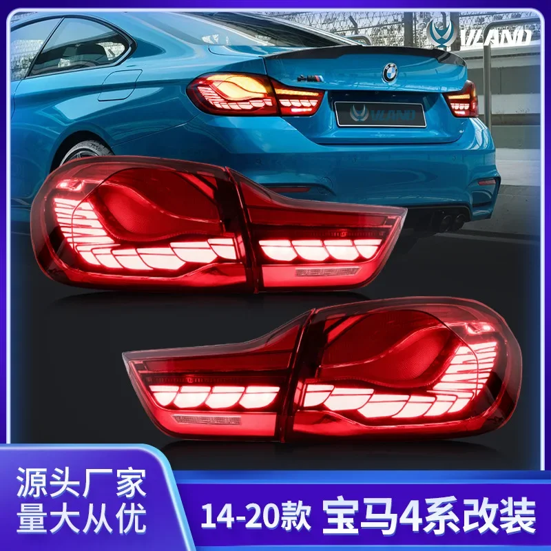 Modified taillights are suitable for 2014-20204 series M4 dragon scale streamer steering brake automotive rear taillight
Modified taillights are suitable for 2014-20204 series M4 dragon scale streamer steering brake automotive rear taillight