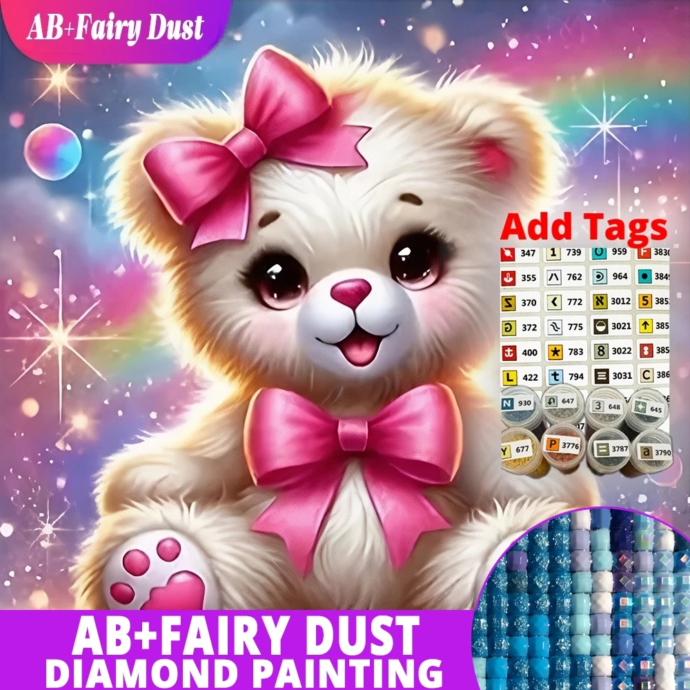 AB Fairy Dust Новое поступление Алмазная вышивка Медведь DIY Мозаика Животное Набор для вышивки крестом Художественная живопись Мультяшное украшение дома
AB Fairy Dust Новое поступление Алмазная вышивка Медведь DIY Мозаика Животное Набор для вышивки крестом Художественная живопись Мультяшное украшение дома