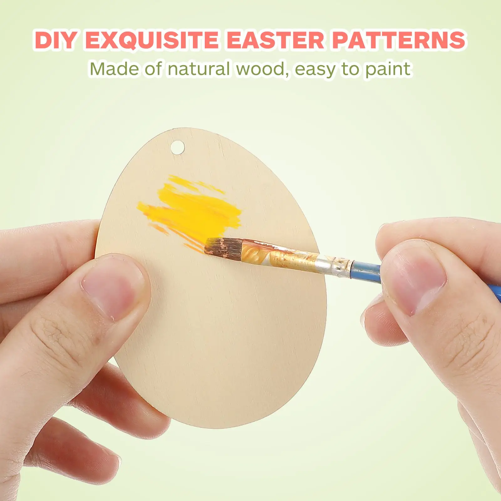 20 Pcs Wooden Easter Egg Pendant Archway Hanging Ornaments Gnome Christmas Decorations Unpainted Eggs for Spring Tree Toy
20 Pcs Wooden Easter Egg Pendant Archway Hanging Ornaments Gnome Christmas Decorations Unpainted Eggs for Spring Tree Toy