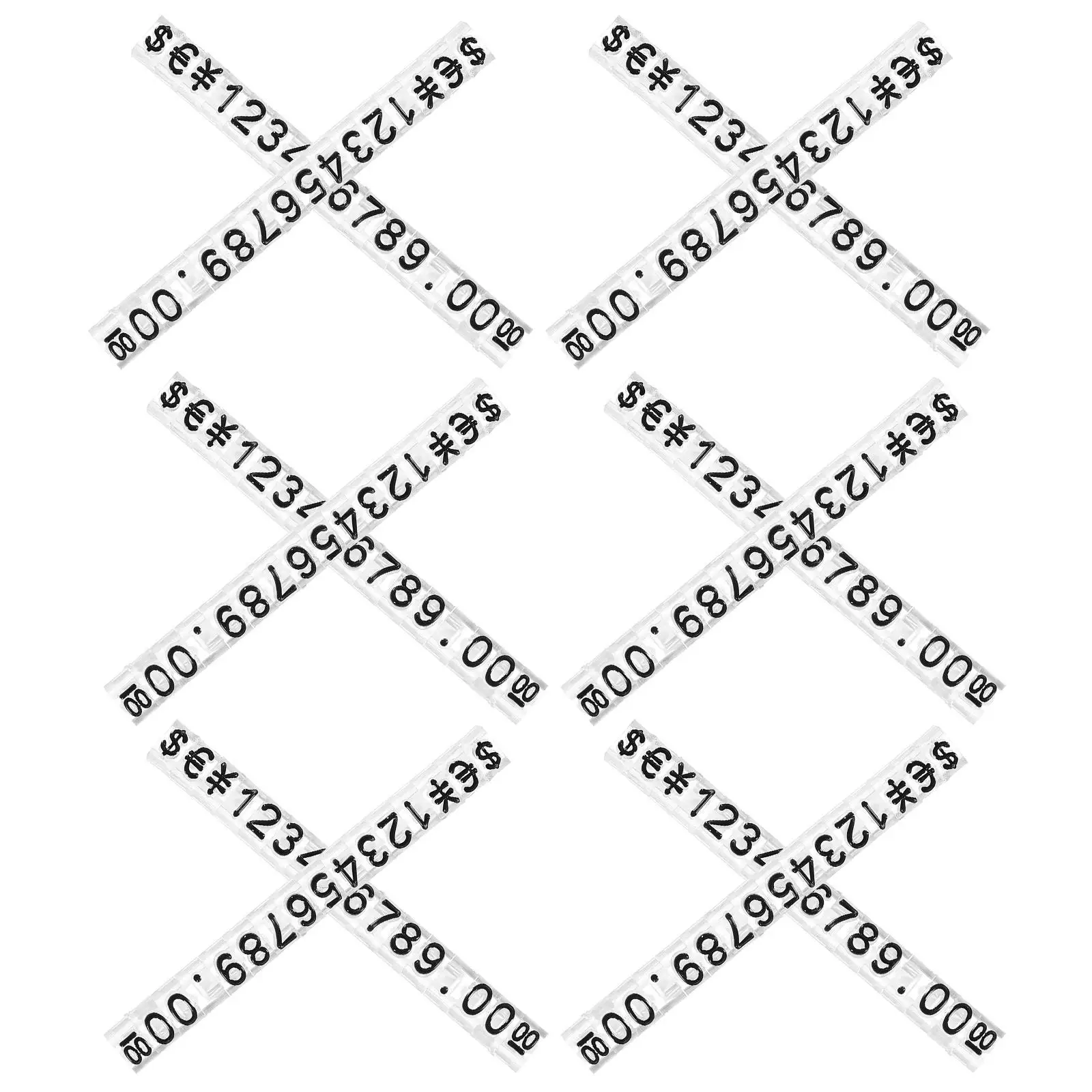 20 Pcs Price Tags Transparent Jewelry Pricing Labels Black Numbers Counter Display For Watches Accessories Folder
20 Pcs Price Tags Transparent Jewelry Pricing Labels Black Numbers Counter Display For Watches Accessories Folder