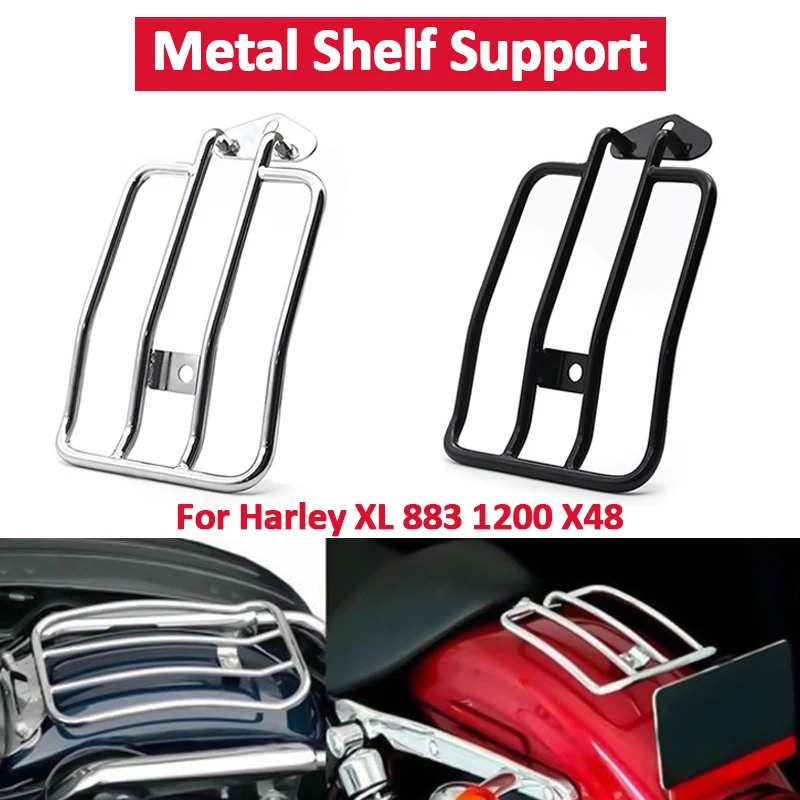 Motorcycle Rear Solo Seat Luggage Rack Metal Shelf Support for Harley XL 883 1200 X48
Motorcycle Rear Solo Seat Luggage Rack Metal Shelf Support for Harley XL 883 1200 X48