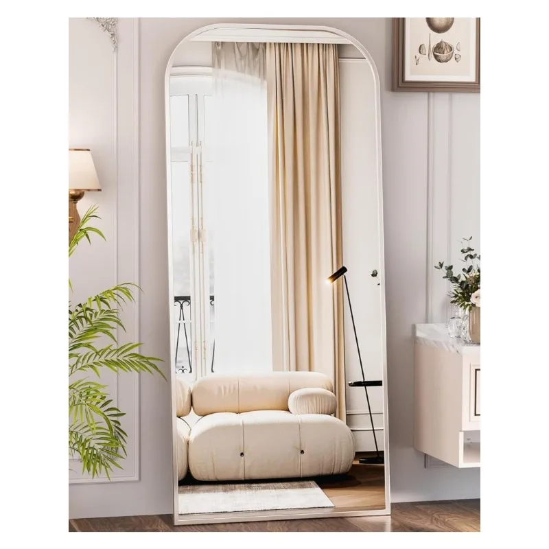 Full Length Mirror, 71"x28" Oversized Floor Mirror Freestanding, Arched Floor Standing Large Full Body with Stand Silver
Full Length Mirror, 71"x28" Oversized Floor Mirror Freestanding, Arched Floor Standing Large Full Body with Stand Silver