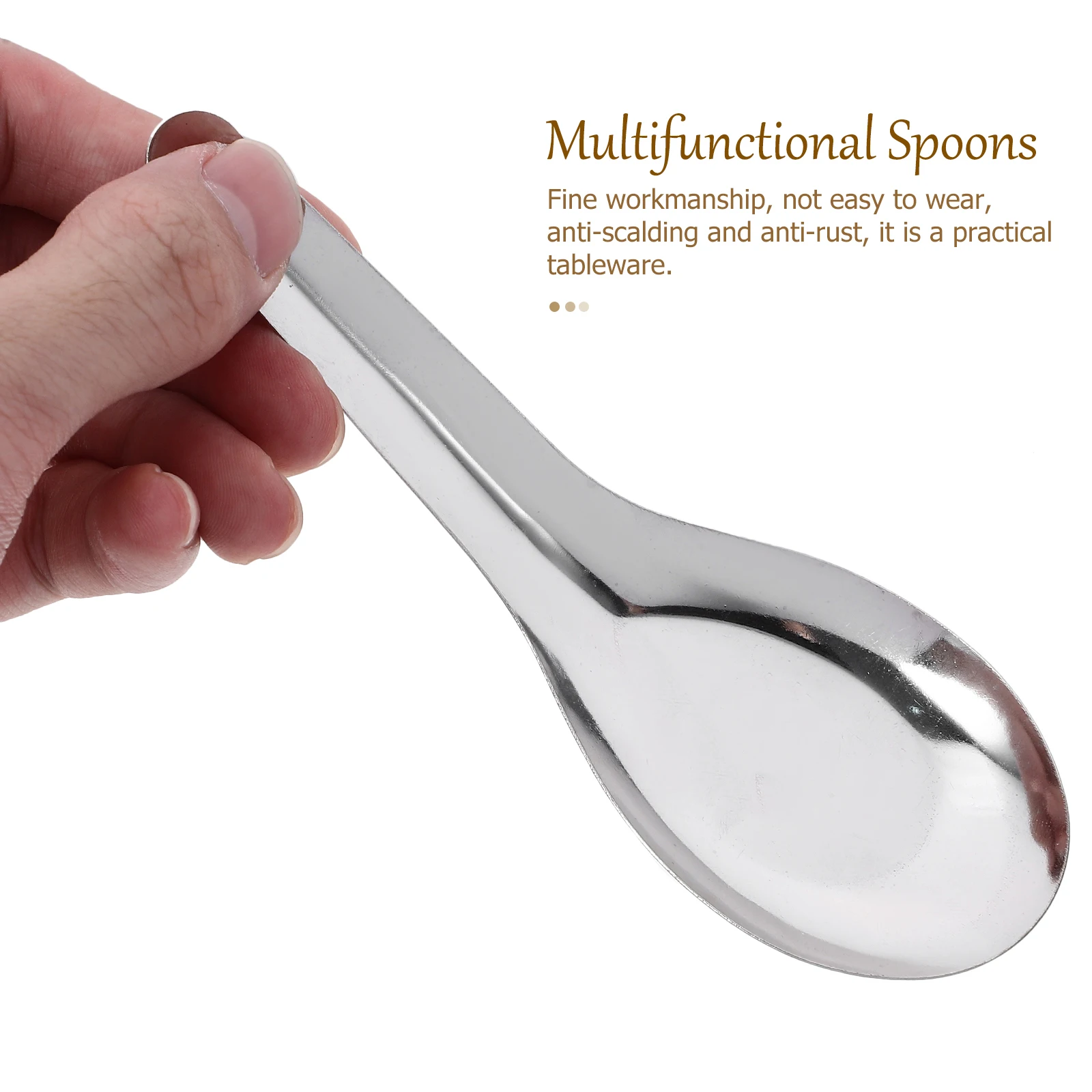 10Pcs Multi-Function Stainless Steel Soup Spoons Household Small Reusable Dessert Spoon Dinner Kitchen Supplies
10Pcs Multi-Function Stainless Steel Soup Spoons Household Small Reusable Dessert Spoon Dinner Kitchen Supplies
