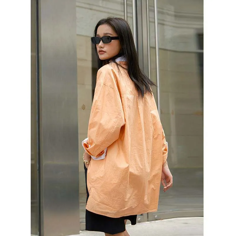 Mulan Early Spring Loose Women's Long Sleeve Shirt Comfortable Cotton Neck Design Breathable Skin-Friendly Fashionable
Mulan Early Spring Loose Women's Long Sleeve Shirt Comfortable Cotton Neck Design Breathable Skin-Friendly Fashionable