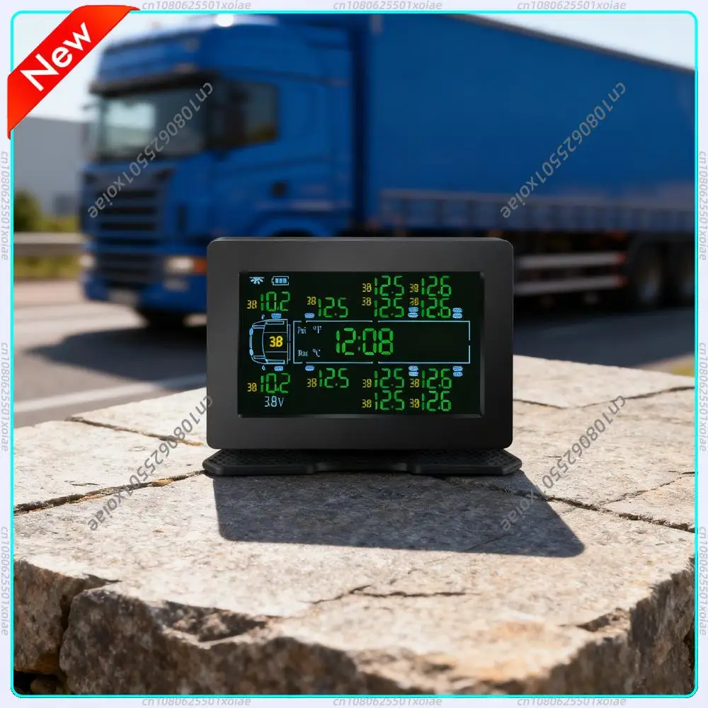 Truck Tire Press-ure Monitor System with 8/12 Sensors Tyre Temperature Monitor Large Screen for RV Trailer Motor Home
Truck Tire Press-ure Monitor System with 8/12 Sensors Tyre Temperature Monitor Large Screen for RV Trailer Motor Home