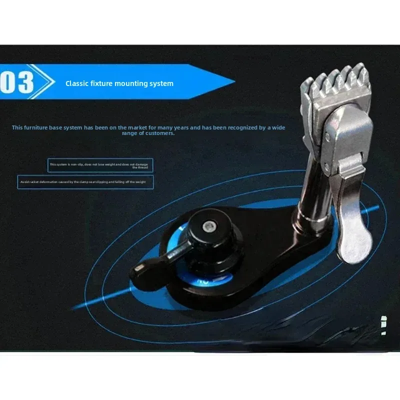 Upgrade Classic Desktop Hand-cranked Racket Stringing Machine Dual-purpose Tennis Badminton Black Racket Stringing Machine
Upgrade Classic Desktop Hand-cranked Racket Stringing Machine Dual-purpose Tennis Badminton Black Racket Stringing Machine