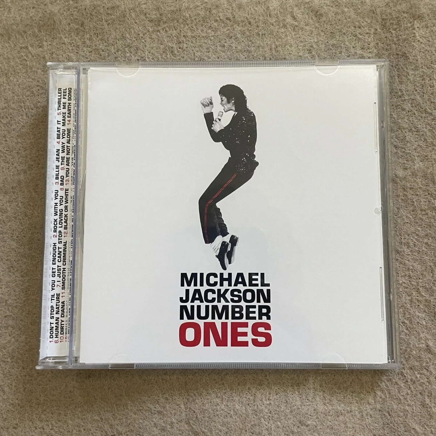 Rare Sealed Michael Jackson Number Ones Pop R&B Funk Dance-Pop King of Pop Greatest Hits Audio CD Collectible for Fans
Rare Sealed Michael Jackson Number Ones Pop R&B Funk Dance-Pop King of Pop Greatest Hits Audio CD Collectible for Fans