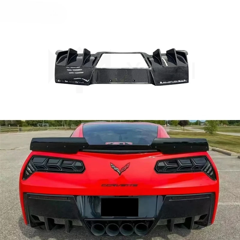 For Chevrolet Corvette C7 Stingray Carbon Fiber JPM R2 Style Rear Diffuser Spoiler Body Kits Car Accessories
For Chevrolet Corvette C7 Stingray Carbon Fiber JPM R2 Style Rear Diffuser Spoiler Body Kits Car Accessories