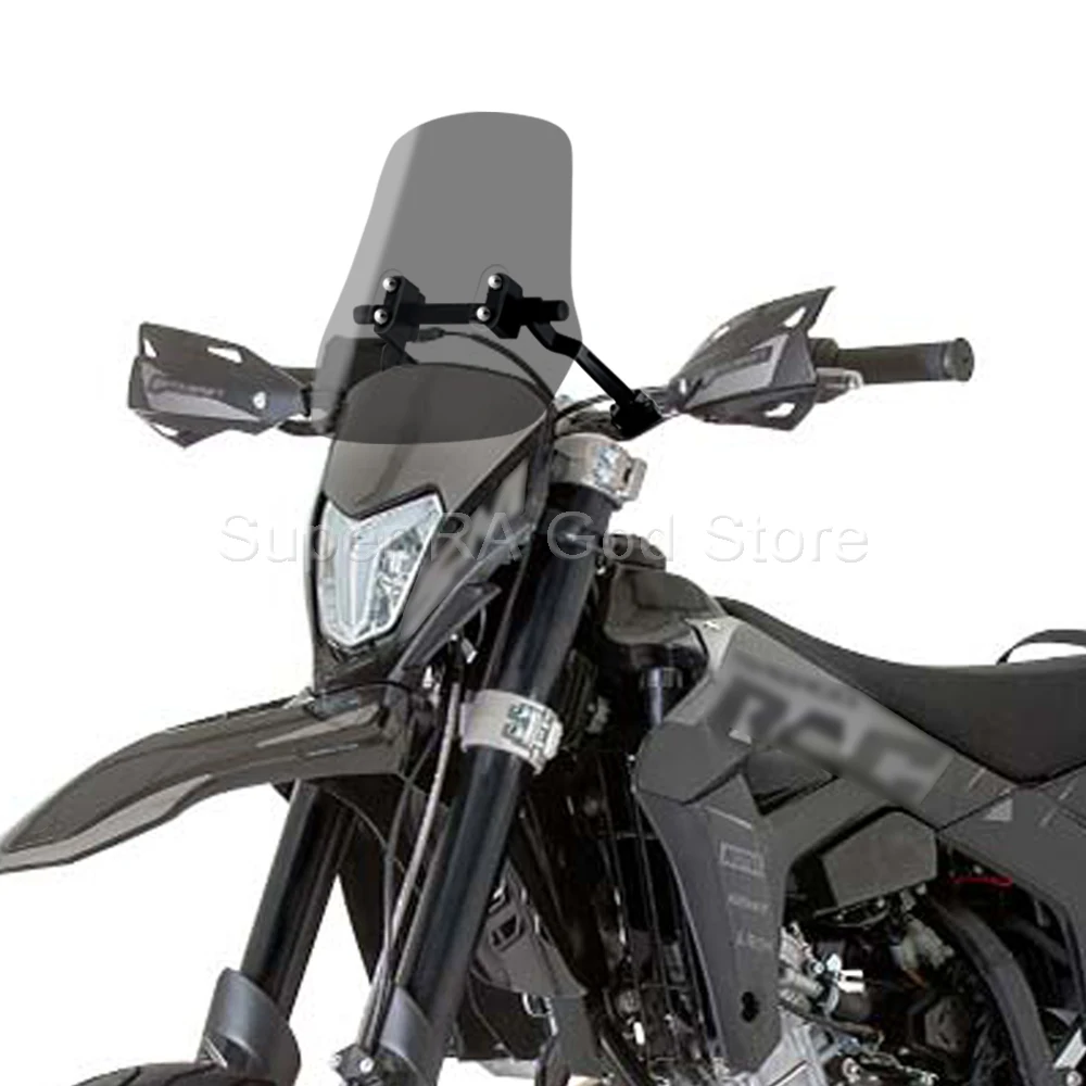 For SHERCO 125 4T SM-RS BLACKMOON 2024 Adventure motorcycle front windshield with 12mm navigation bracket tube
For SHERCO 125 4T SM-RS BLACKMOON 2024 Adventure motorcycle front windshield with 12mm navigation bracket tube