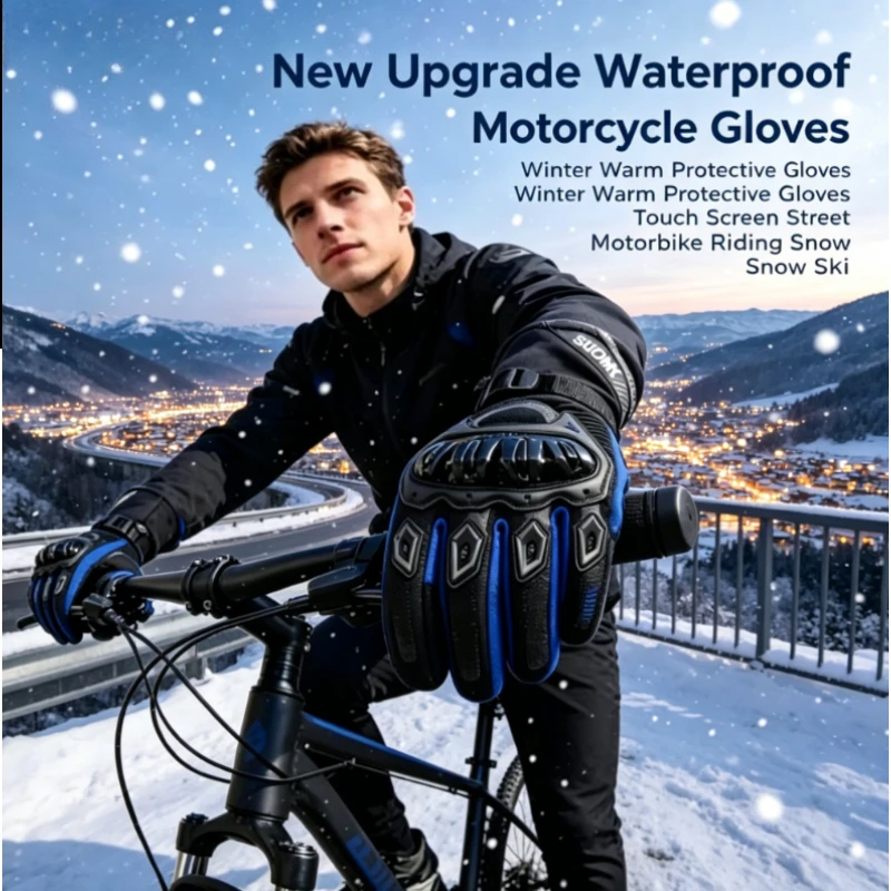 2026 NEW Upgrade Winter Motorcycle Gloves Waterproof Warm Touch Screen Street Riding Protective Gloves for Men
2026 NEW Upgrade Winter Motorcycle Gloves Waterproof Warm Touch Screen Street Riding Protective Gloves for Men