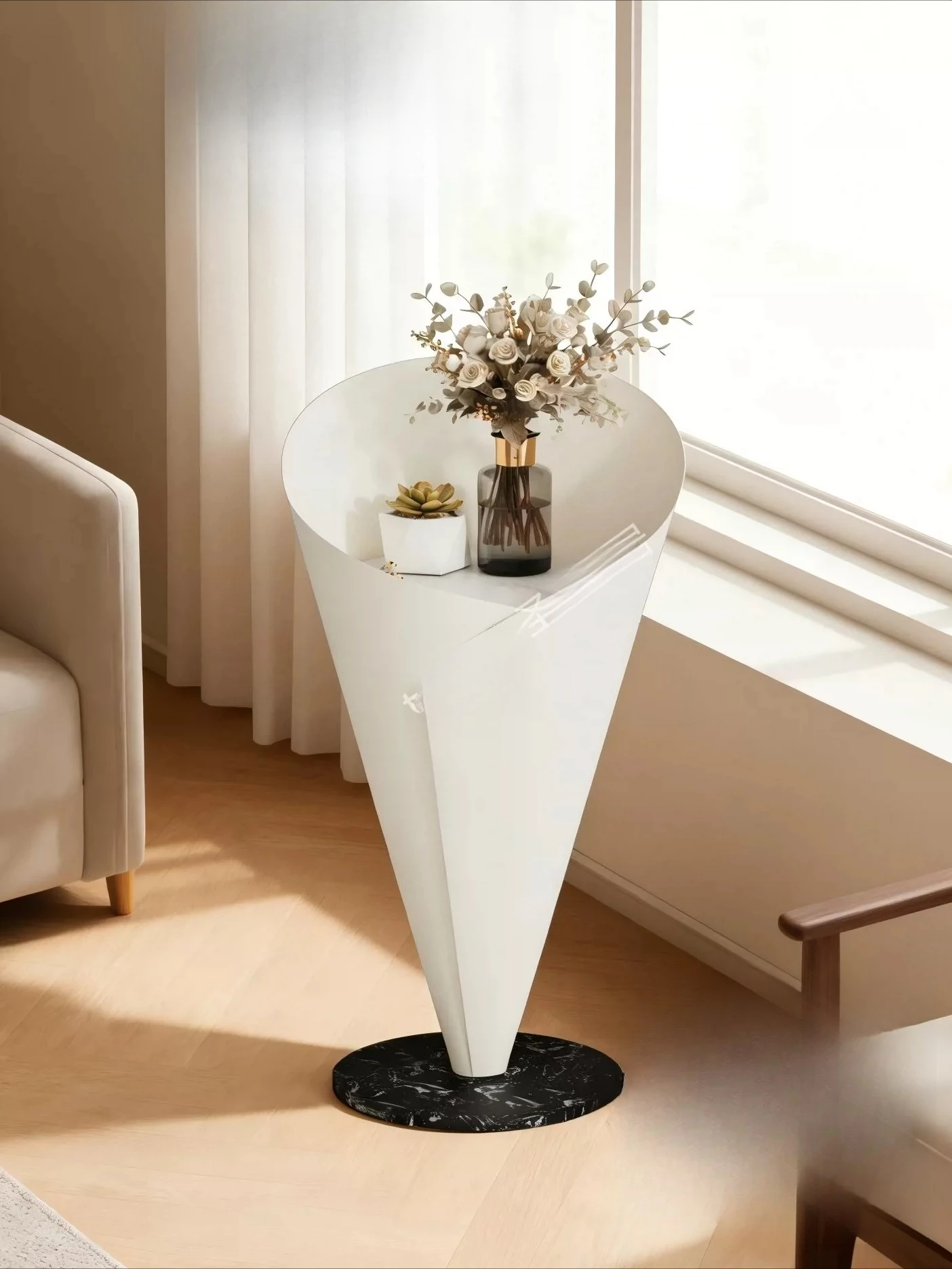 DSA Modern Cream Style Small Side Table Creative Home Living Room Sofa Balcony Coffee Table Artistic Bedroom Bedside Table
DSA Modern Cream Style Small Side Table Creative Home Living Room Sofa Balcony Coffee Table Artistic Bedroom Bedside Table