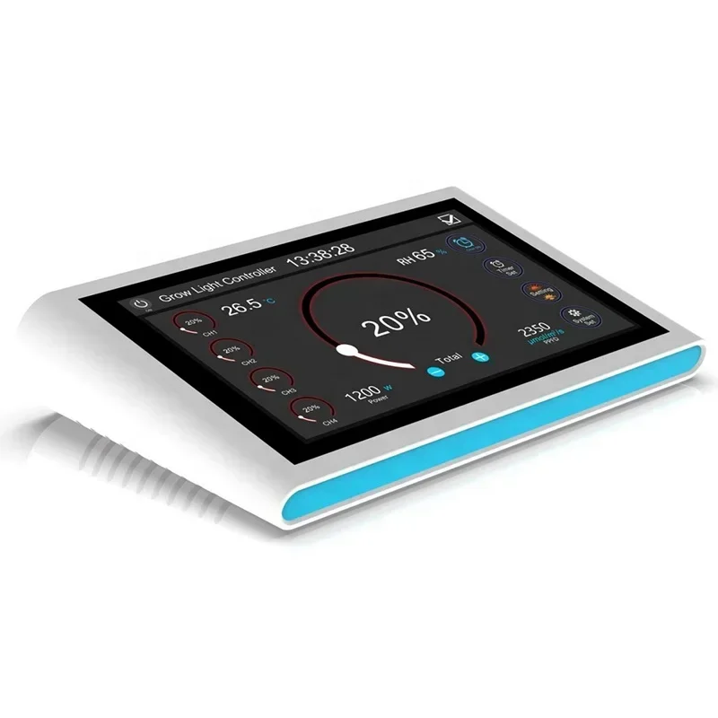 Hot Sales LED Grow Light Controller, Dimmable Lighting Controller With Touch Screen $ App Sunrise Sunset
Hot Sales LED Grow Light Controller, Dimmable Lighting Controller With Touch Screen $ App Sunrise Sunset