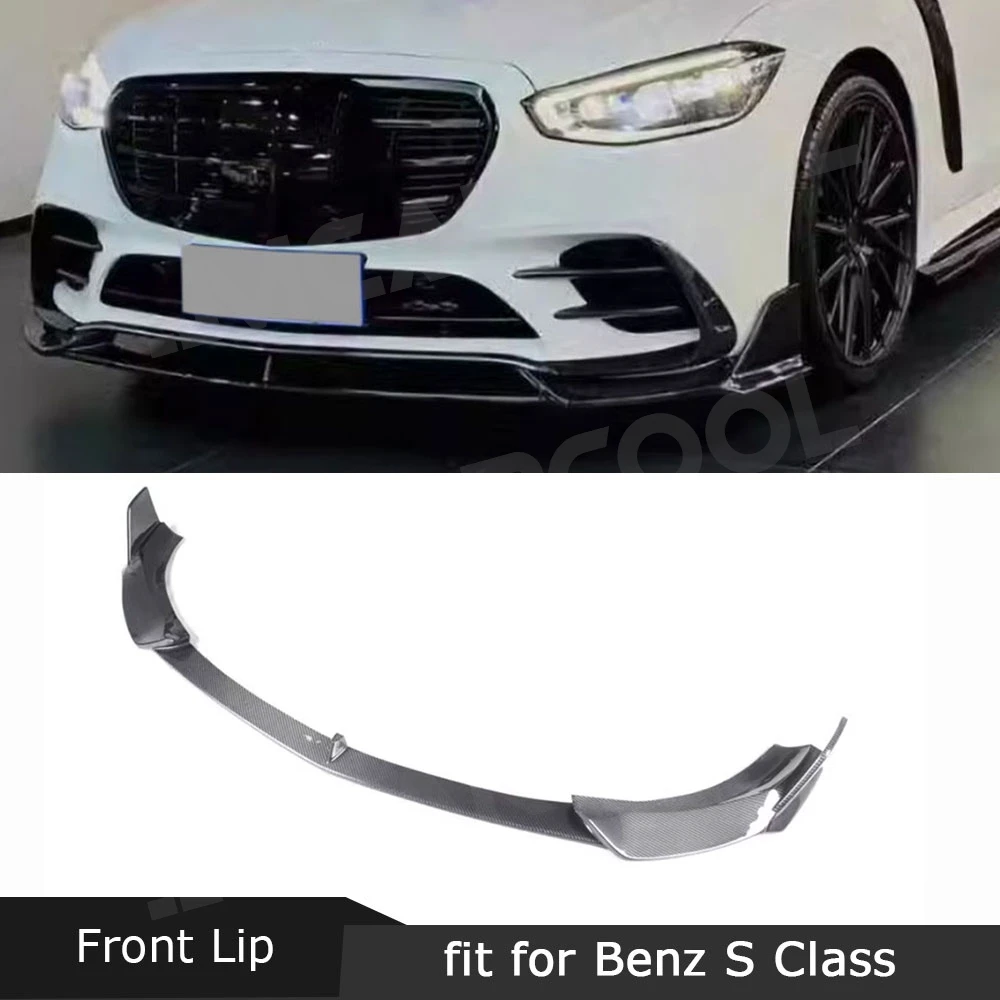 For Benz S Class W223 S450 S500 Sport 2021-2023 Carbon Fiber Front Lip Splitters Head Bumper Trims Aprons 3 PCS/Set Accessories
For Benz S Class W223 S450 S500 Sport 2021-2023 Carbon Fiber Front Lip Splitters Head Bumper Trims Aprons 3 PCS/Set Accessories
