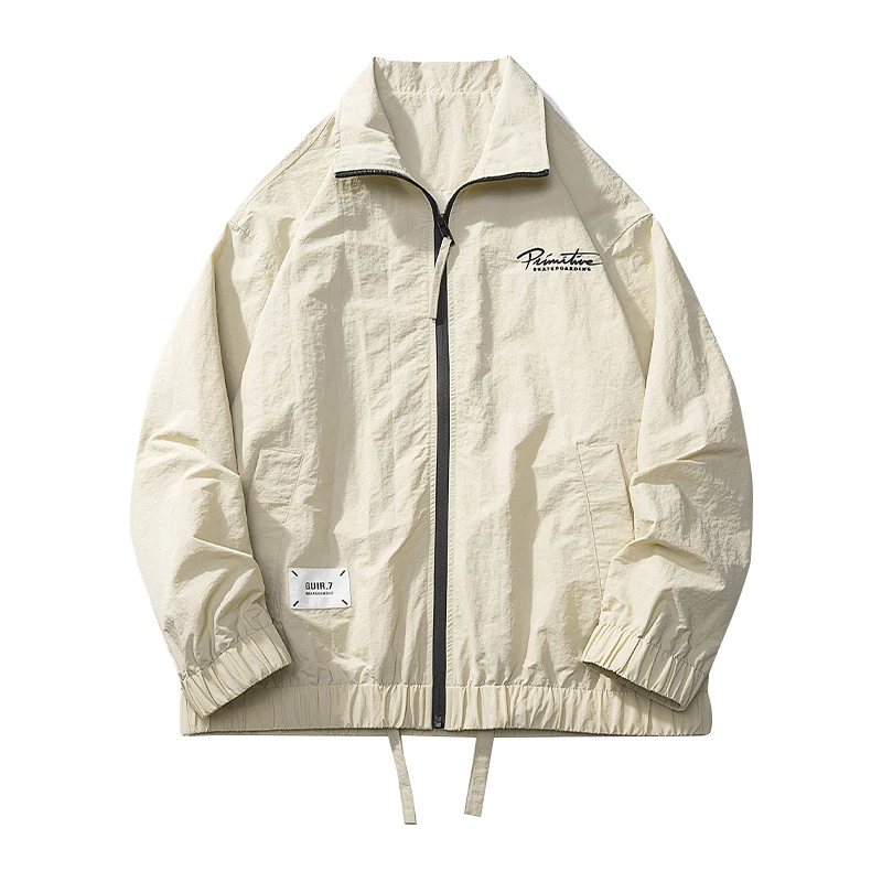 Autumn Men's Jaet Outerwear Trendy Brand Spring Autumn Men's Clothing Windbreaker Coat Youth ular Stand Fit Long Sve
Autumn Men's Jaet Outerwear Trendy Brand Spring Autumn Men's Clothing Windbreaker Coat Youth ular Stand Fit Long Sve