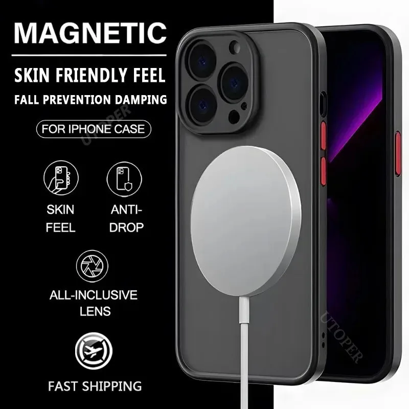 Sensory Simple Silicone Rubber Case for IPhone 16 15 14 13 12 11 Pro Max Plus Fall Prevention Shockproof Magsafe Magnetic Cover
Sensory Simple Silicone Rubber Case for IPhone 16 15 14 13 12 11 Pro Max Plus Fall Prevention Shockproof Magsafe Magnetic Cover