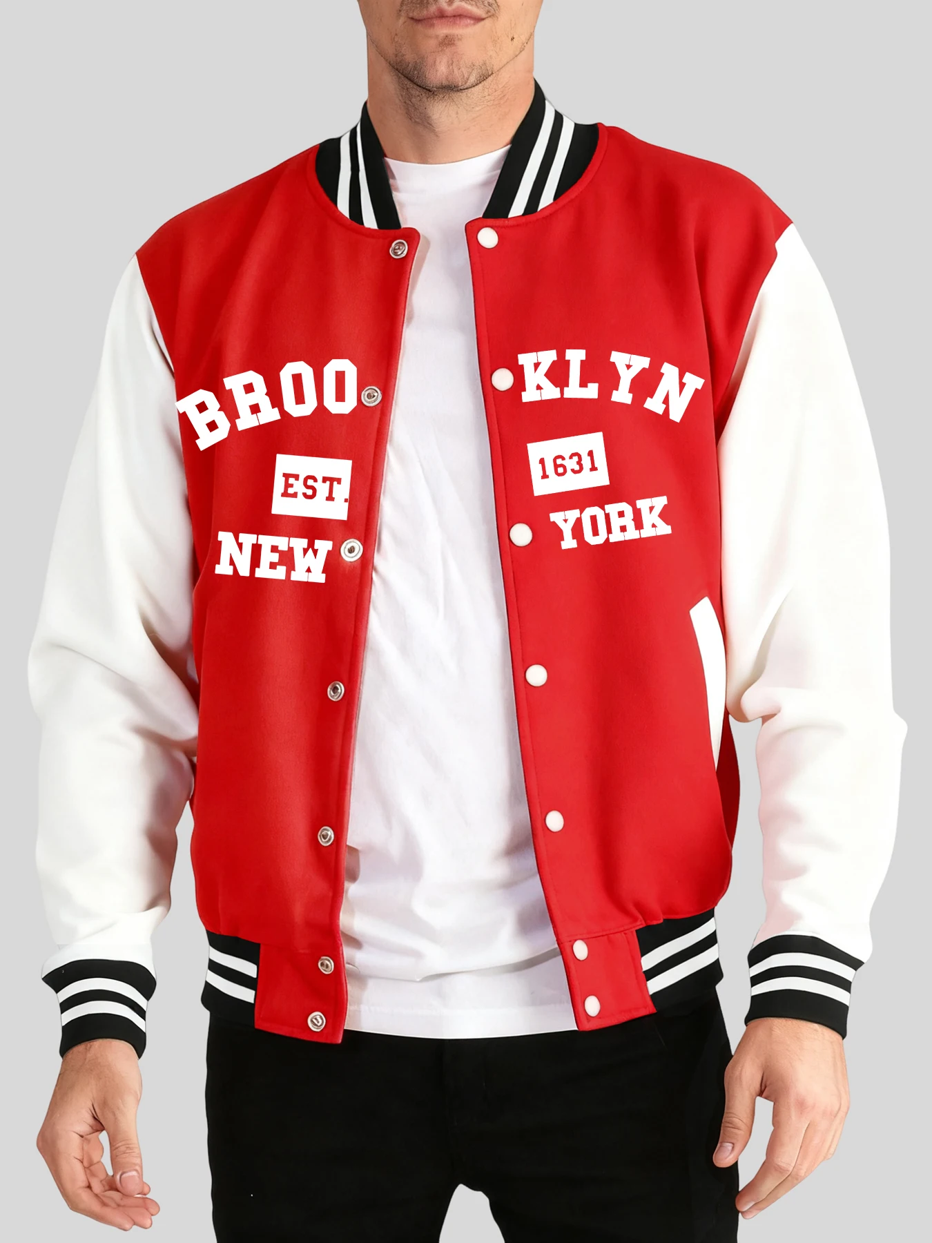 Brooklyn New York Art Letter Pattern Jackets Men'S Sports Loose Clothing High Street Soft Baseball Jersey Autumn Winter Clothes
Brooklyn New York Art Letter Pattern Jackets Men'S Sports Loose Clothing High Street Soft Baseball Jersey Autumn Winter Clothes