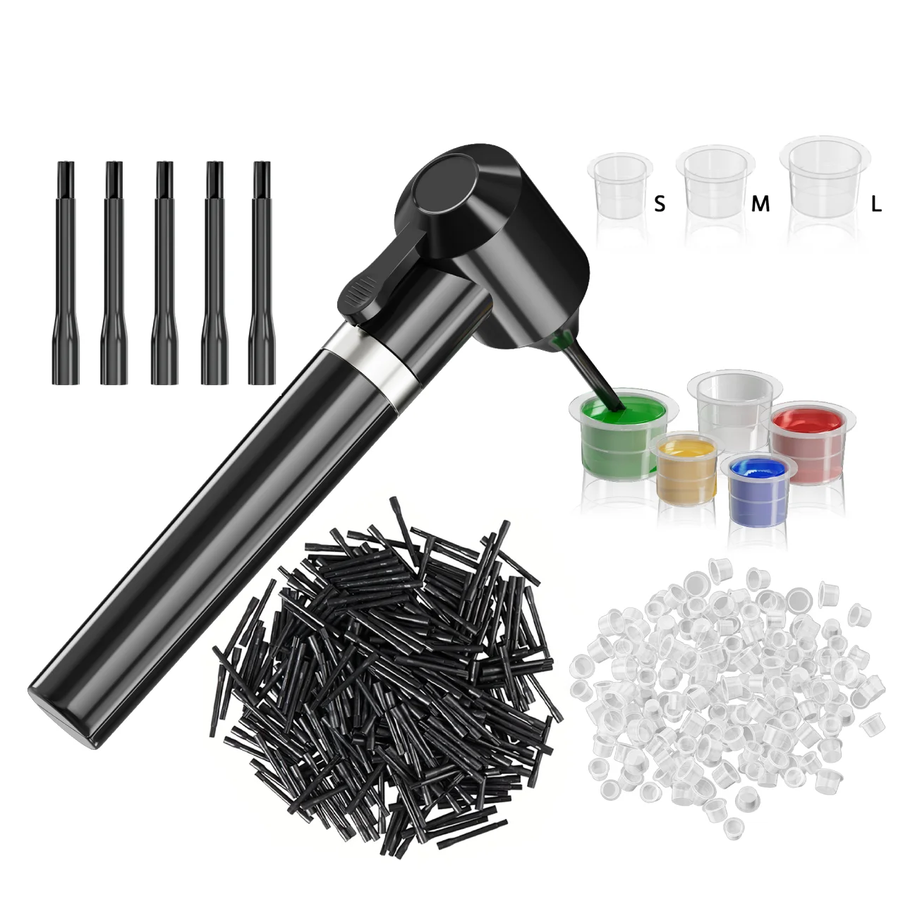 Набор для смешивания чернил для татуировки, машина для смешивания пигментов для татуировки с 50 палочками для смешивания и 100 чашками для чернил для татуировки (S/M/L), цвет бровей
Набор для смешивания чернил для татуировки, машина для смешивания пигментов для татуировки с 50 палочками для смешивания и 100 чашками для чернил для татуировки (S/M/L), цвет бровей