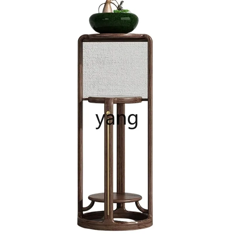 L'm'm New Chinese Style Solid Wood Flower Stand Ugyen Wood Living Room Furniture Flower Walnut Color
L'm'm New Chinese Style Solid Wood Flower Stand Ugyen Wood Living Room Furniture Flower Walnut Color