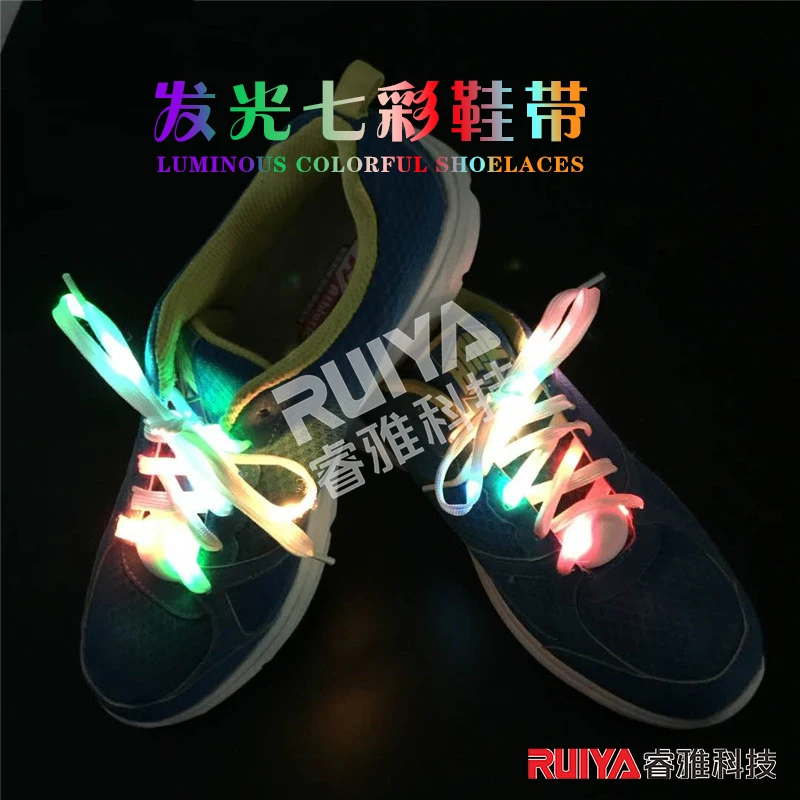 New fashion super bright colorful shoelace lamp LED light-emitting shoelace night running and riding outdoor sports shoe lamp
New fashion super bright colorful shoelace lamp LED light-emitting shoelace night running and riding outdoor sports shoe lamp