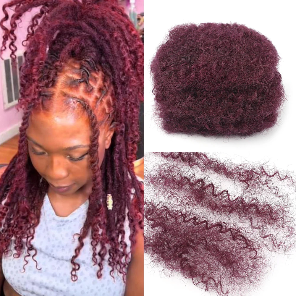 Purple Afro Kinky Bulk 100% Human Hair Extensions Reggae Dirty Braids Brazilian Natural Crochet Hair Dreadlocks
Purple Afro Kinky Bulk 100% Human Hair Extensions Reggae Dirty Braids Brazilian Natural Crochet Hair Dreadlocks