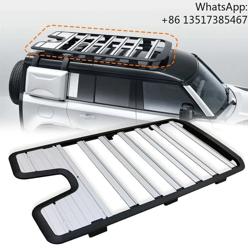 High Quality 4X4 Rooftop Basket for 2020 Defender 90 110 Land Rover Foldable Side Ladder
High Quality 4X4 Rooftop Basket for 2020 Defender 90 110 Land Rover Foldable Side Ladder