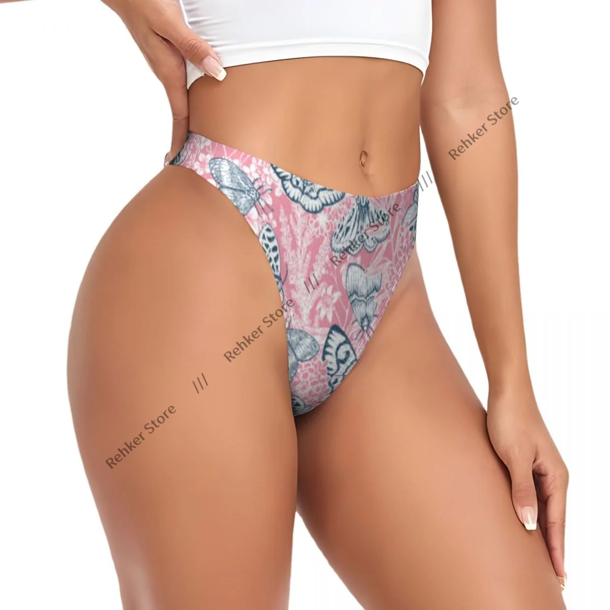 Sexy G-string Thongs Women Panties Butterflies Florals Moth Background Underwear Lingerie Tanga
Sexy G-string Thongs Women Panties Butterflies Florals Moth Background Underwear Lingerie Tanga