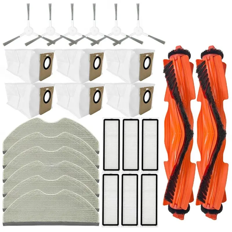 ABLD For Robot Vacuum H40/OV51 Main Brush Hepa Filter Mop Cloth Dust Bag Replacement Parts Accessories
ABLD For Robot Vacuum H40/OV51 Main Brush Hepa Filter Mop Cloth Dust Bag Replacement Parts Accessories
