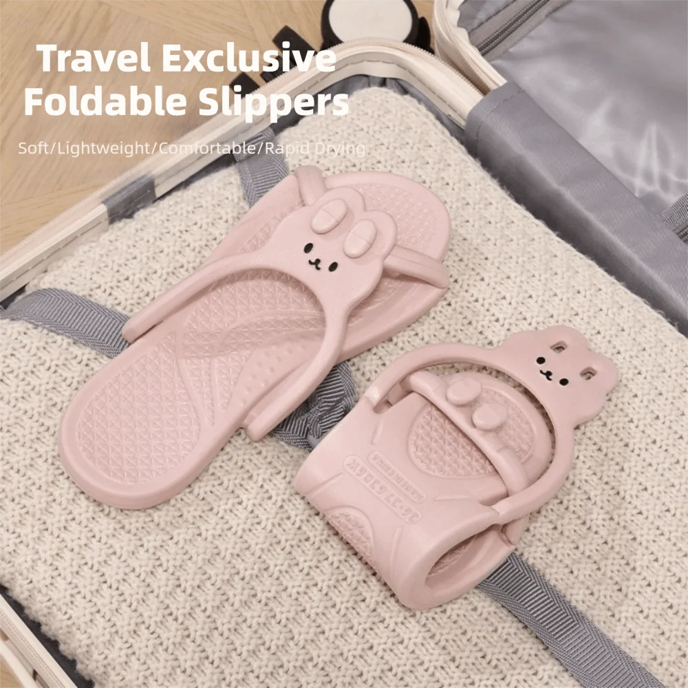 Portable EVA Foldable Slippers Soft Non-Slip Travel Sandals Water-Resistant Easy to Clean Folding Slippers Summer
Portable EVA Foldable Slippers Soft Non-Slip Travel Sandals Water-Resistant Easy to Clean Folding Slippers Summer