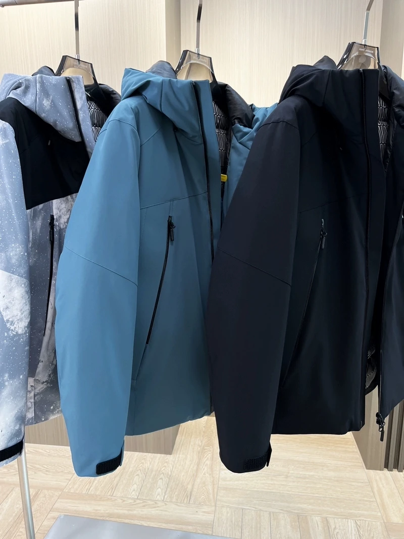 Утепленная мужская зимняя куртка из гусиного пуха для активного отдыха, ветрозащитная, водонепроницаемая, с капюшоном, из белого гусиного пера, модель 2207
Утепленная мужская зимняя куртка из гусиного пуха для активного отдыха, ветрозащитная, водонепроницаемая, с капюшоном, из белого гусиного пера, модель 2207