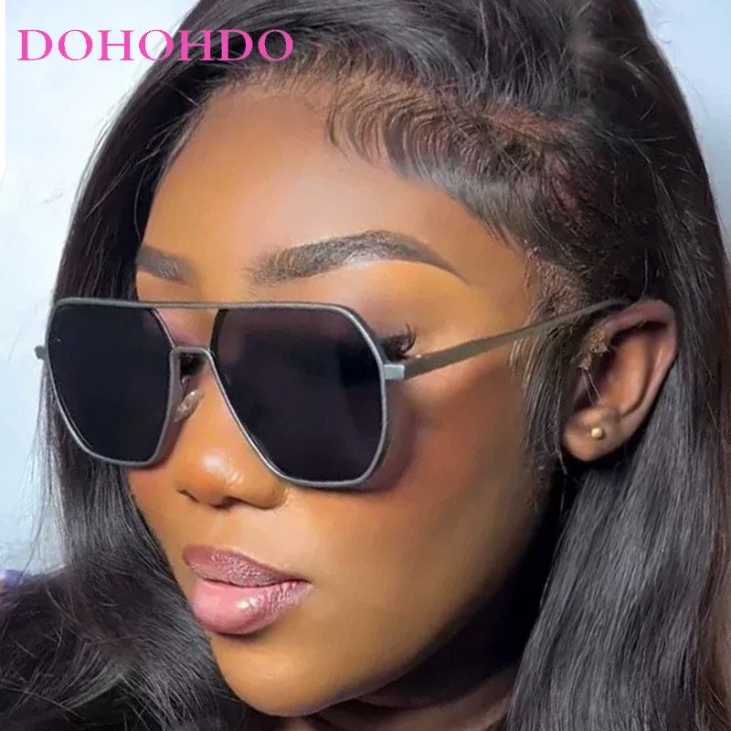 DOHOHDO Square Sunglasses Men Vintage Fashion Pilot Solid Shades Women Retro Ins Trendy Protection Eyewear Concave Shape UV400
DOHOHDO Square Sunglasses Men Vintage Fashion Pilot Solid Shades Women Retro Ins Trendy Protection Eyewear Concave Shape UV400