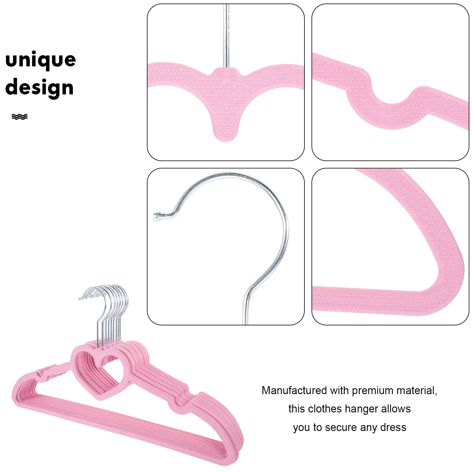 20pcs Heart Bright Color Hanger Non-Slip Portable Clothes Rack for Home Hanger Cloth Shop Closet Storage
20pcs Heart Bright Color Hanger Non-Slip Portable Clothes Rack for Home Hanger Cloth Shop Closet Storage