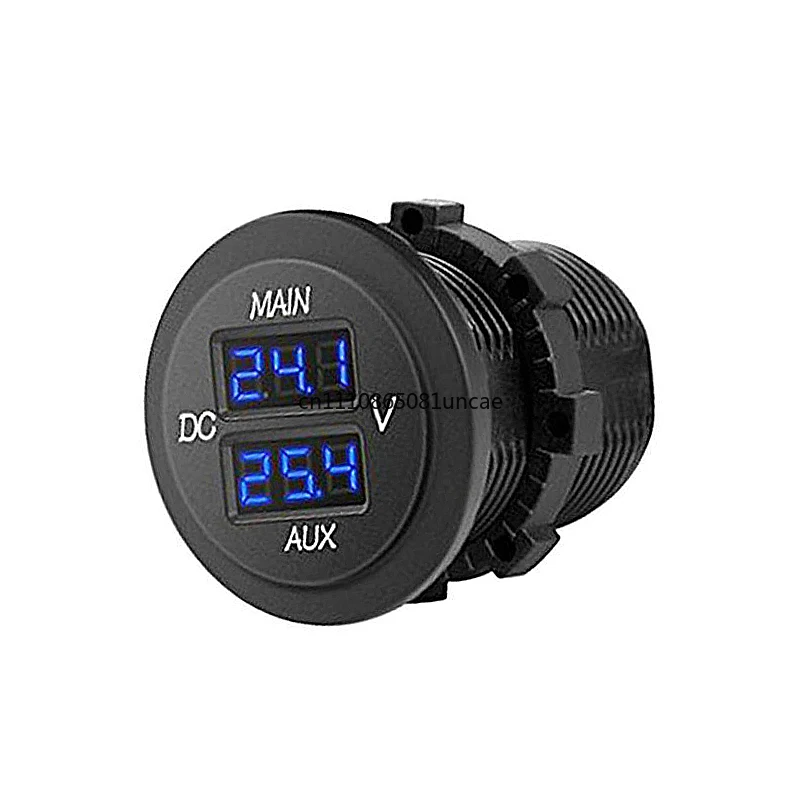 Двухканальный LED-вольтметр 12В-24В AUX для автомобиля, мотоцикла, морского транспорта и лодок
Двухканальный LED-вольтметр 12В-24В AUX для автомобиля, мотоцикла, морского транспорта и лодок