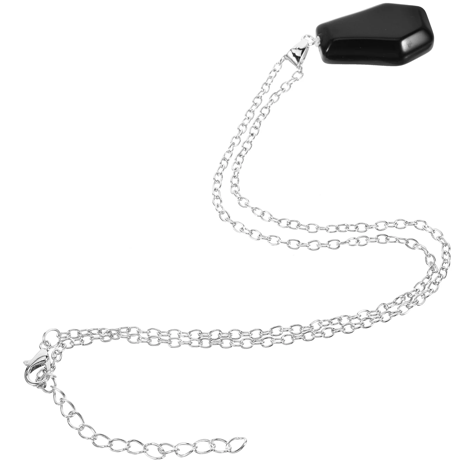 Coffin Board Pendant Necklace Gothic Style Obsidian Cool Jewelry Retro Agate Daily Wear Lightweight Smooth Edges Fashion
Coffin Board Pendant Necklace Gothic Style Obsidian Cool Jewelry Retro Agate Daily Wear Lightweight Smooth Edges Fashion