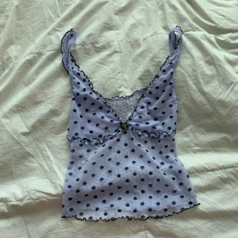 Europe and United States sexy chic see-through tank top super spicy sweetheart 2000s retro fashion Harajuku top Streetwear emo
Europe and United States sexy chic see-through tank top super spicy sweetheart 2000s retro fashion Harajuku top Streetwear emo