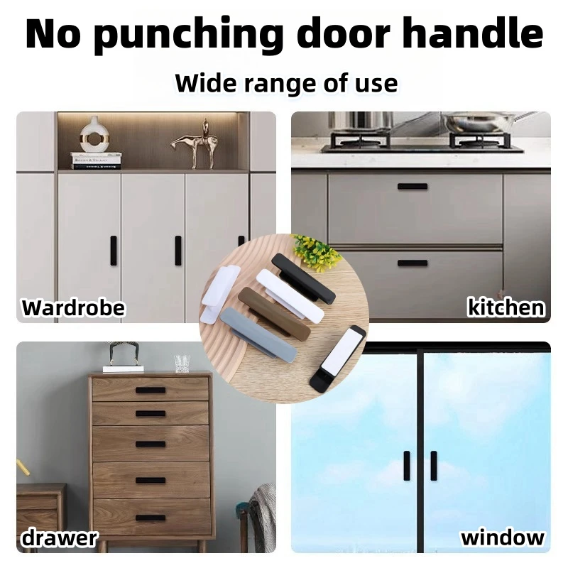 No-punch Door Handles Cabinet Handles Drawer Handles Strongly Pasted Glass Door Wardrobes Sliding Door Knob Furniture Hardware
No-punch Door Handles Cabinet Handles Drawer Handles Strongly Pasted Glass Door Wardrobes Sliding Door Knob Furniture Hardware