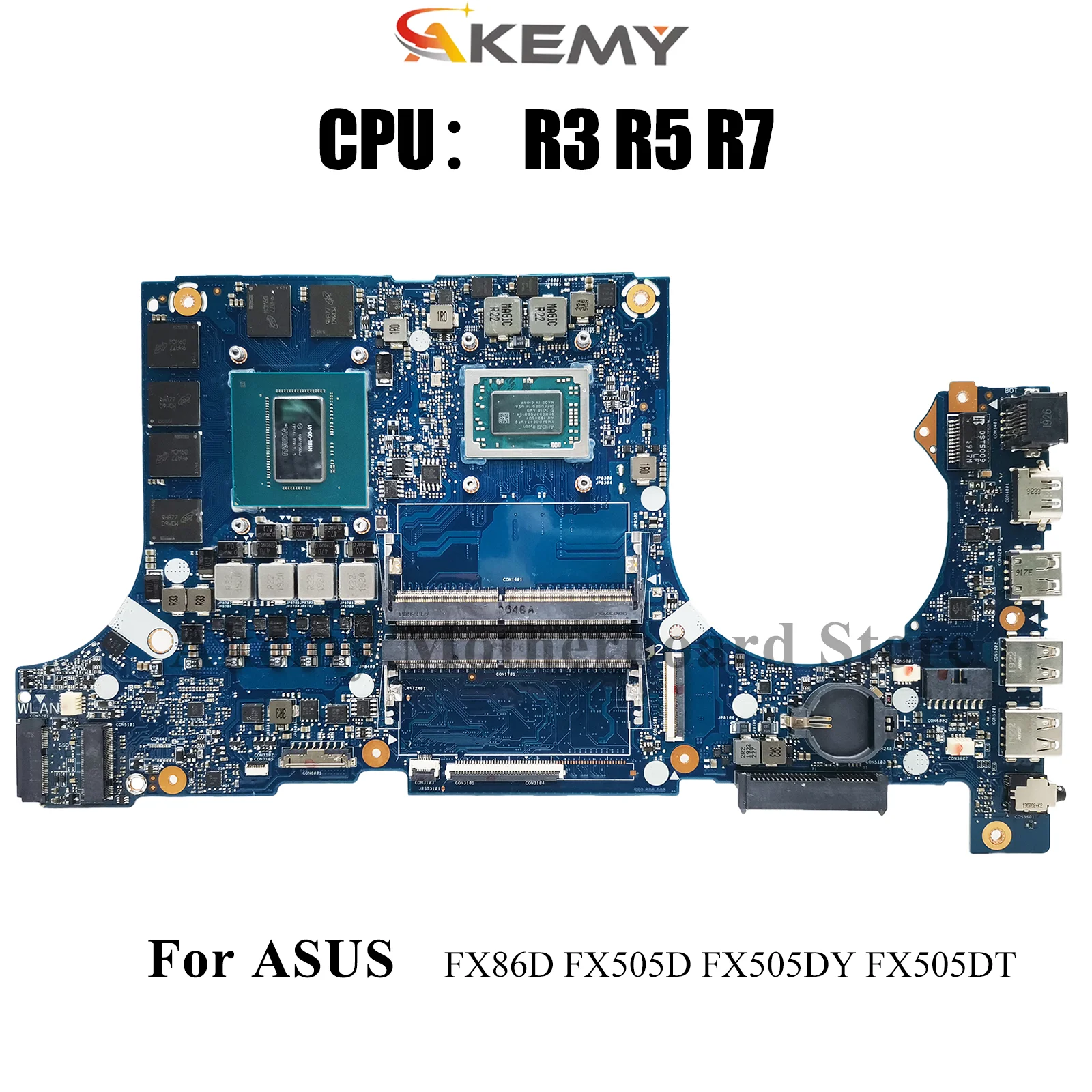FX505DU Материнская плата для ноутбука ASUS TUF Gaming FX505 FX505GM FX86FD FX505GU FX505GV FX86FE Материнская плата для ноутбука с процессором R3 R5 R7
FX505DU Материнская плата для ноутбука ASUS TUF Gaming FX505 FX505GM FX86FD FX505GU FX505GV FX86FE Материнская плата для ноутбука с процессором R3 R5 R7