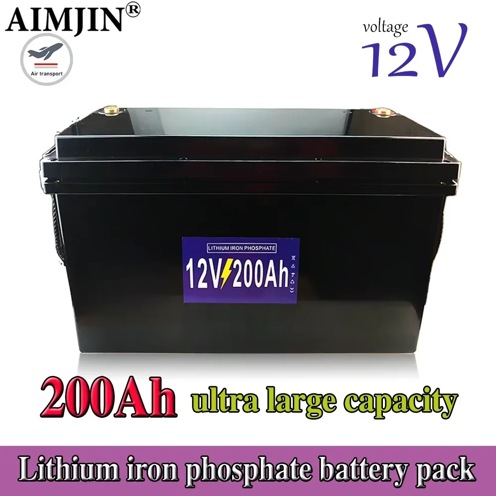 New 12V 200Ah LiFePo4 Battery Pack Lithium Iron Phosphate Batteries Built-in BMS For Solar Boat
New 12V 200Ah LiFePo4 Battery Pack Lithium Iron Phosphate Batteries Built-in BMS For Solar Boat