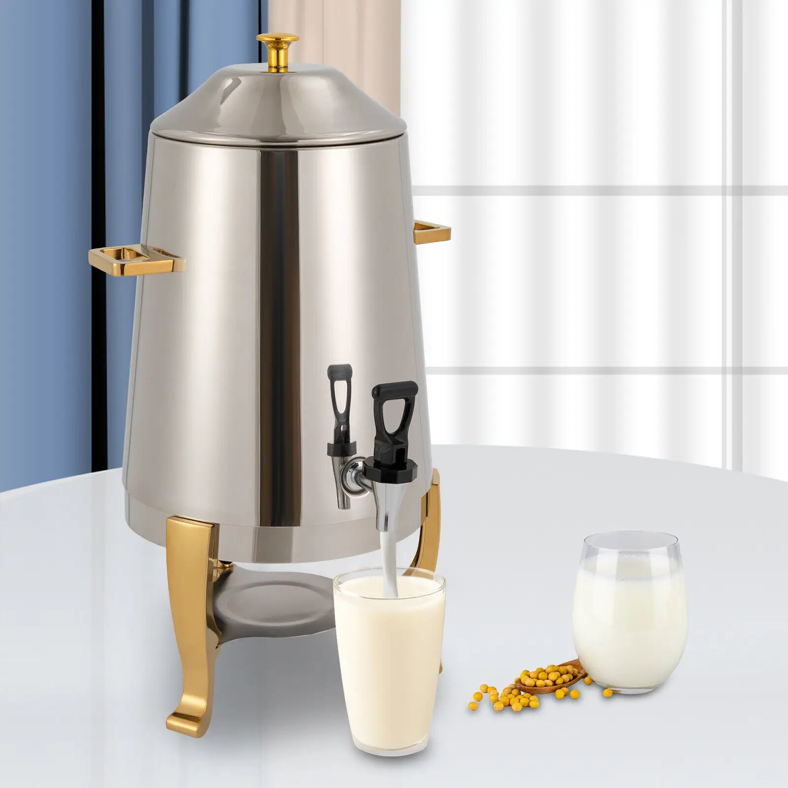 13L/3.43Gal Hot Beverage Dispenser Coffee Chafer Stainless Steel Hot Drink Tea Dispenser
13L/3.43Gal Hot Beverage Dispenser Coffee Chafer Stainless Steel Hot Drink Tea Dispenser