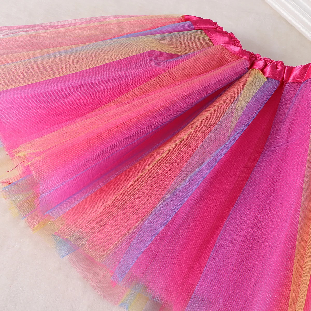 Print Tutu Skirt For Kids 100-140Cm Soft Girl Skirt Tulle Pettiskirt Baby Girl Party Dance Wear Rose Red 
Print Tutu Skirt For Kids 100-140Cm Soft Girl Skirt Tulle Pettiskirt Baby Girl Party Dance Wear Rose Red