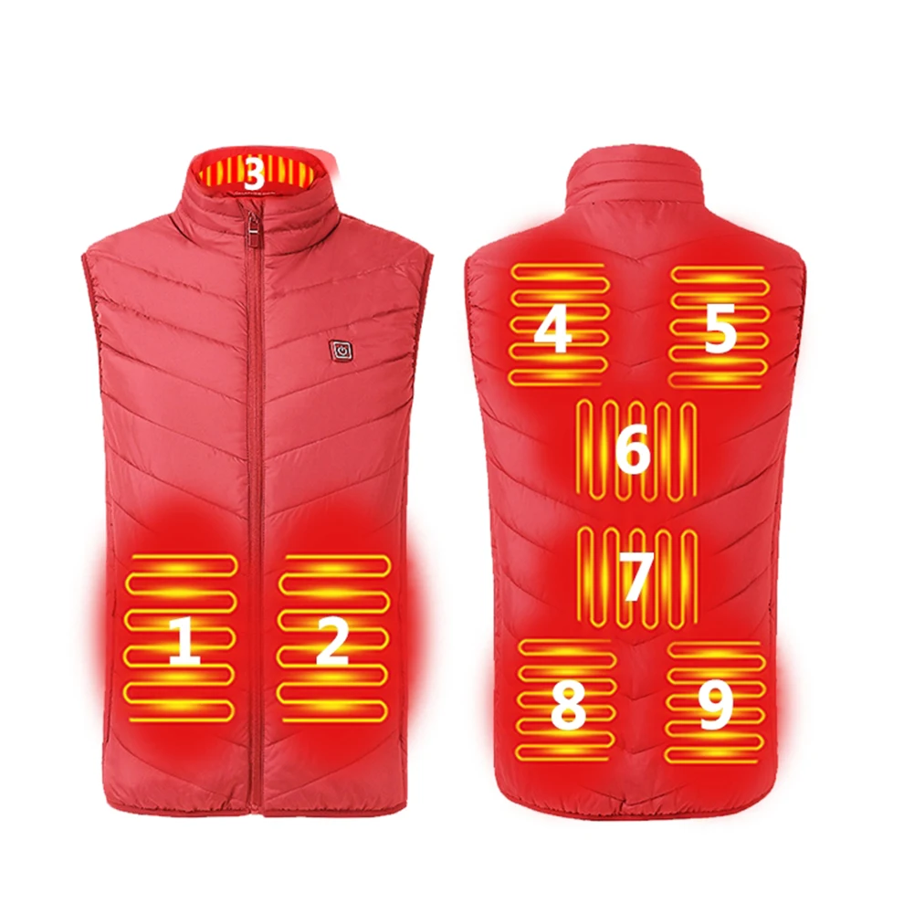 9 Areas Heating Bodywarmer Winter Holiday Use Polyester Fabric Regular Length Sleeveless Design For Cold Weather
9 Areas Heating Bodywarmer Winter Holiday Use Polyester Fabric Regular Length Sleeveless Design For Cold Weather