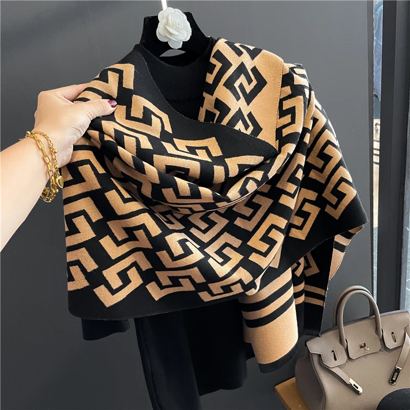 Thick Shawls and Wraps Cashmere Scarf for Women Luxury Brand Winter Thick Blanket Bufandas Warm Echarpes Female Pashmina Poncho
Thick Shawls and Wraps Cashmere Scarf for Women Luxury Brand Winter Thick Blanket Bufandas Warm Echarpes Female Pashmina Poncho