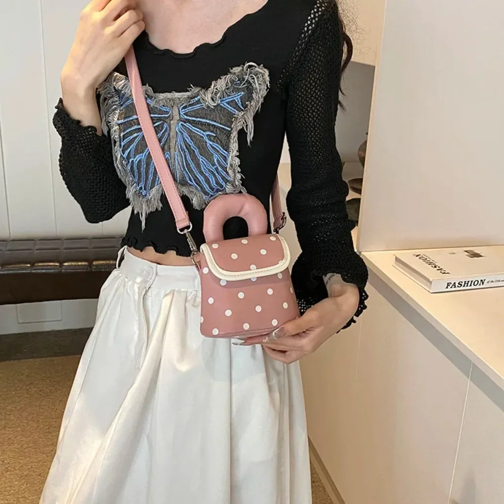 Retro Cute Mini Crossbody Bag Sweet Elegant Wave Point Shoulder Bag French Style Small Bag Small Bucket Bag Girls
Retro Cute Mini Crossbody Bag Sweet Elegant Wave Point Shoulder Bag French Style Small Bag Small Bucket Bag Girls