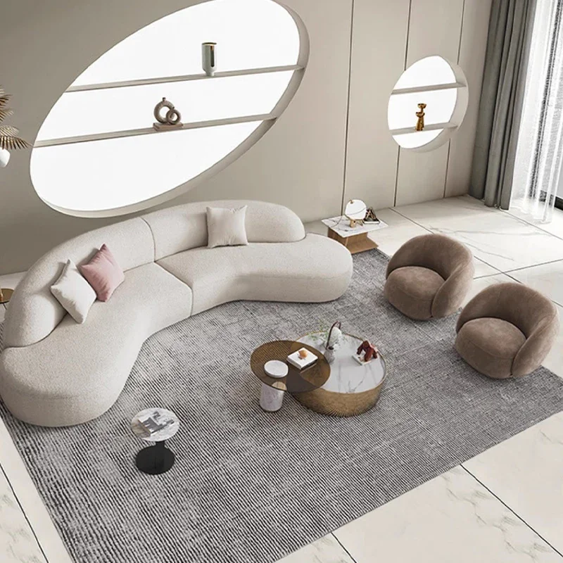 A A High quality snow white modular sofa set beautiful curve leisure home furniture corner hotel veneer fabric velvet foam
A A High quality snow white modular sofa set beautiful curve leisure home furniture corner hotel veneer fabric velvet foam